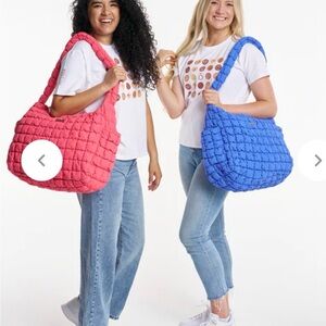 NEW Doterra Puffy Tote Bag (Blue)